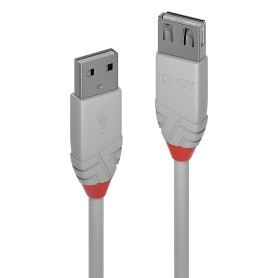 Lindy 36710 cavo USB 0,2 m USB 2.0 USB A Grigio (36710) Lindy 36710 cavo USB 0,2 m USB 2.0 USB A Grigio (36710)