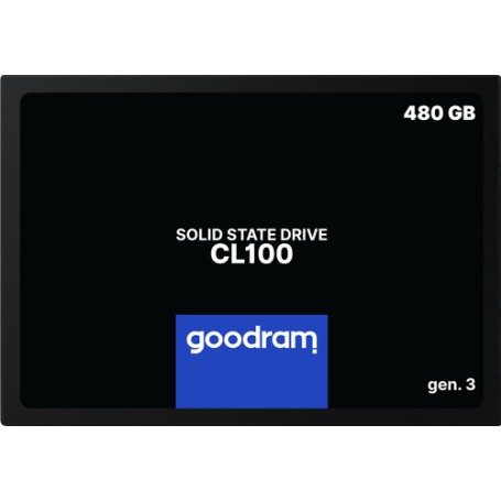 Goodram CL100 gen.3 2.5" 480 GB Serial ATA III 3D TLC NAND (SSDPR-CL100-480-G3)