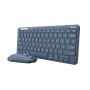 LYRA WL KEYBOARD & MOUSE IT BLUE (24938)