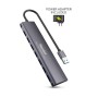 HUB USB3.0 SLIM 7 PORTE 5.0GBPS ALI (XHUB-07A3P)