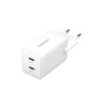 Intenso POWER ADAPTER 2XUSB-C GAN/7804012 Universale Bianco AC Ricarica rapida Interno (7804012)