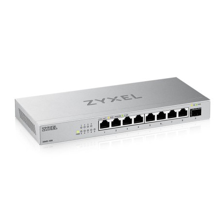 Zyxel XMG-108 Non gestito 2.5G Ethernet (100/1000/2500) Argento (XMG-108-ZZ0101F)