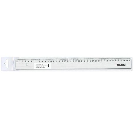 RIGA 40CM LINEA ALLUMINIO (18240)