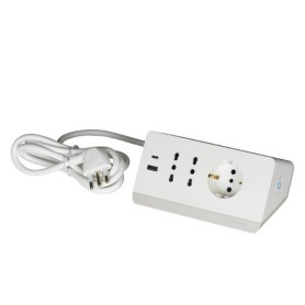 MULTIP SCRIVANIA USB+INT BIANCO (BT-S3711DBU)