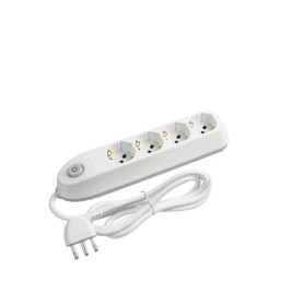 MULTIPRESA POKER-4 P40, INT BIANCO (BT-3684DB)