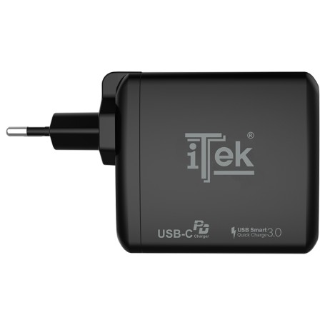 itek ITSCWUC60 Caricabatterie per dispositivi mobili Universale Nero AC Ricarica rapida Interno (ITSCWUC60)