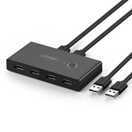 Ugreen 30767 hub di interfaccia USB 2.0 Nero (30767)