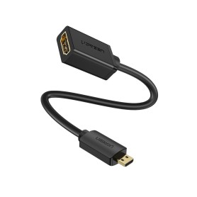 Ugreen 20134 cavo HDMI 0,1 m HDMI tipo D (Micro) HDMI tipo A (Standard) Nero (20134)