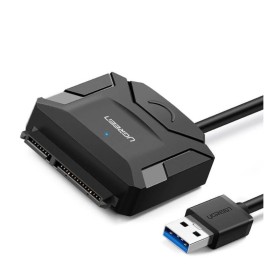 Ugreen 20611 adattatore per inversione del genere dei cavi USB 3.0 SATA III Nero (20611)