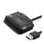Ugreen 20611 adattatore per inversione del genere dei cavi USB 3.0 SATA III Nero (20611)