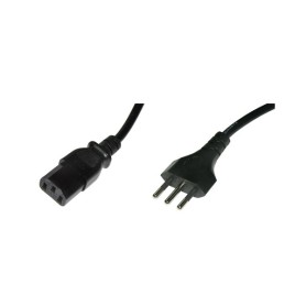 ITB MG00700 cavo di alimentazione Nero 1,8 m Spina di alimentazione di tipo L Accoppiatore C13 (LKIT18)
