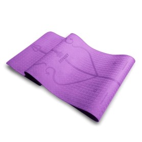 FITPADDY YOGA MAT TPE 6MM VIOLET (MAT01VL)