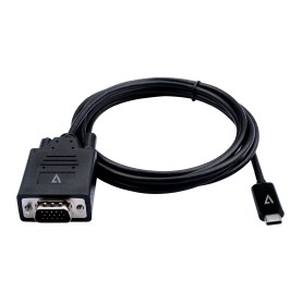 V7 V7UCVGA-2M cavo e adattatore video VGA (D-Sub) USB tipo-C Nero V7 V7UCVGA-2M cavo e adattatore video VGA (D-Sub) USB tipo-C Nero