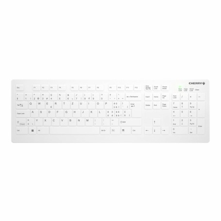 CHERRY AK-C8112 tastiera RF Wireless QWERTZ Svizzere Bianco (AK-C8112-FU1-W/CH)