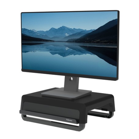 Fellowes Breyta Monitor Ständer tragbar mit Handgriff schwarz Nero, Grigio Scrivania (100016560)