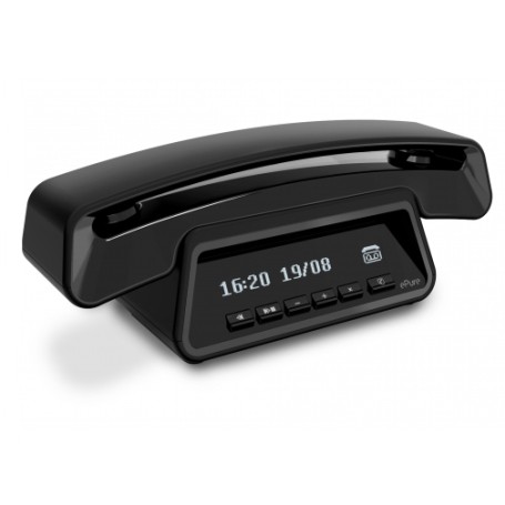 Alcatel ePure3 Premium Telefono DECT Identificatore di chiamata Nero (ATL1428117)