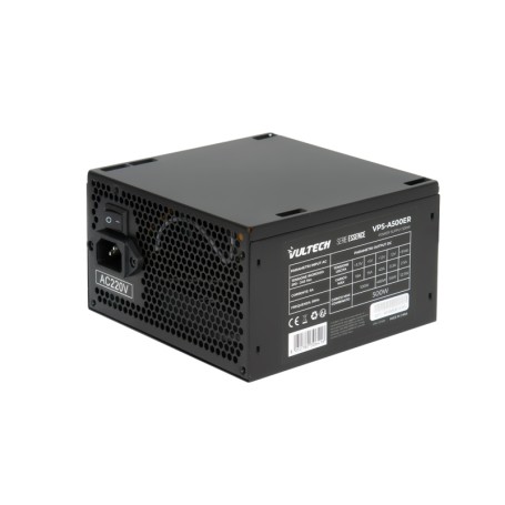 VULTECH ALIMENTATORE CON VENTOLA DA 12CM TERMOREGOLAT, SERIE ESSENCE (VPS-A500ER)