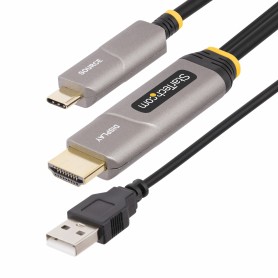 StarTech.com 146B-USBC-HDMI4K-AOC cavo e adattatore video 15,2 m USB tipo-C HDMI tipo A (Standard) Nero StarTech.com 146B-USBC-HDMI4K-AOC cavo e adattatore video 15,2 m USB tipo-C HDMI tipo A (Standard) Nero