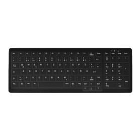 Active Key AK-C7000F tastiera Wireless a RF + USB Tedesco Nero (AK-C7000F-FU1-B/GE)