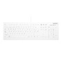 CHERRY AK-C8112 tastiera USB QWERTY Spagnolo Bianco (AK-C8112-U1-W/ES)