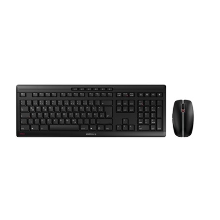 CHERRY Stream Desktop Recharge tastiera Mouse incluso RF Wireless Nero (JD-8560CS-2)