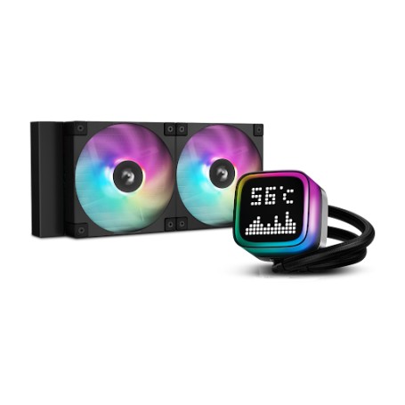 DEEPCOOL RAFF. LIQUIDO LP240 ARGB POMPA SCHERMO A MATRICE (R-LP240-BKMSNC-G-1)