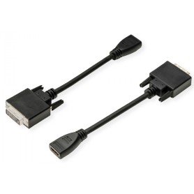 ADATTATORE HDMI-DVI/D F/M HQ CON CAVO 0,2M (S3219)