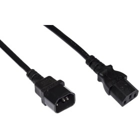 CAVO ALIMENTAZIONE 1,8MT M/F BK PROLUNGA C14-C13 (S2306) CAVO ALIMENTAZIONE 1,8MT M/F BK PROLUNGA C14-C13 (S2306)