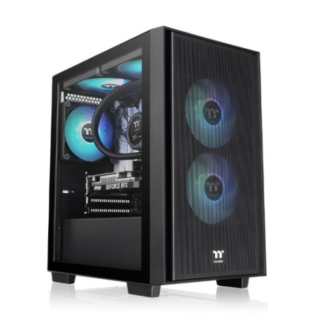 Thermaltake Versa H16 TG ARGB Micro Tower Nero (CA-1Y8-00S1WN-02)