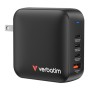 Verbatim Mini GaN Charger 165W Universale Nero AC Ricarica rapida Interno (32216)