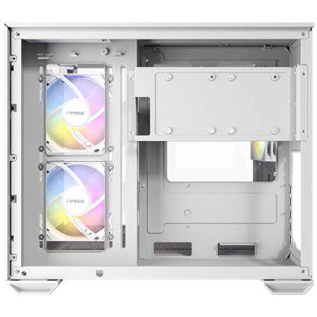 Antec CX600M Trio ARGB White Mini Tower Trasparente, Bianco (0-761345-10141-7)