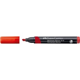 Faber-Castell 153121 marcatore permanente Rosso 1 pz