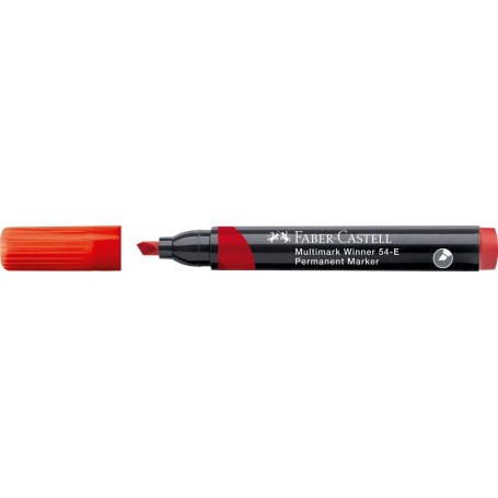 Faber-Castell 153121 marcatore permanente Rosso 1 pz