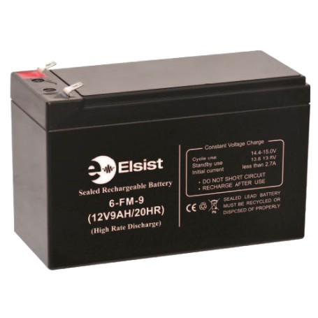 Elsist BT009R Acido piombo (VRLA) 12 V 9 Ah (EL-BT009R)