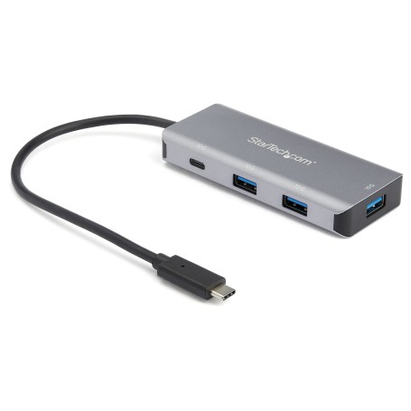 StarTech.com Hub USB C a 4 porte con 3x USB A e 1x USB C - Hub USB SuperSpeed 10Gbps USB Type-C 3.1/3.2 Gen 2 - Ali (HB31C3A1CB)