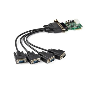 StarTech.com Scheda adattatore seriale PCI Express RS232 a 4 porte - Scheda controller host seriale PCIe RS232 - PC (PEX4S953LP)