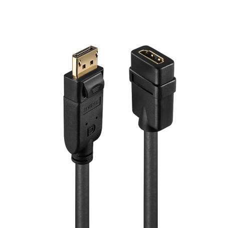 Lindy 41005 cavo e adattatore video 0,15 m DisplayPort HDMI Nero (41005-LND)