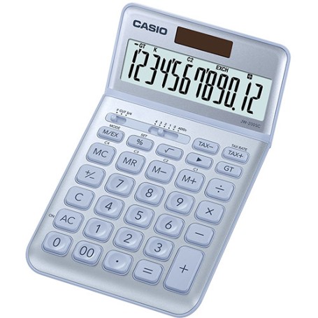 Casio JW-200SC-BU calcolatrice Desktop Calcolatrice di base Blu (JW-200SC-BU)
