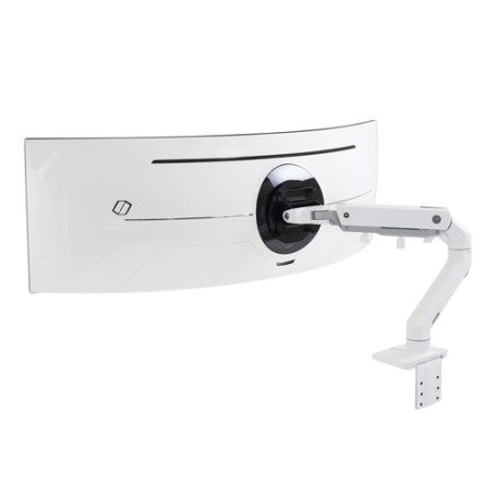 Ergotron HX Series 45-647-216 supporto da tavolo per Tv a schermo piatto 124,5 cm (49") Morsa Bianco (45-647-216)