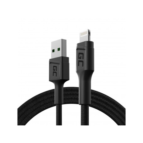 Green Cell KABGC21 cavo Lightning 1,2 m Nero (KABGC21)