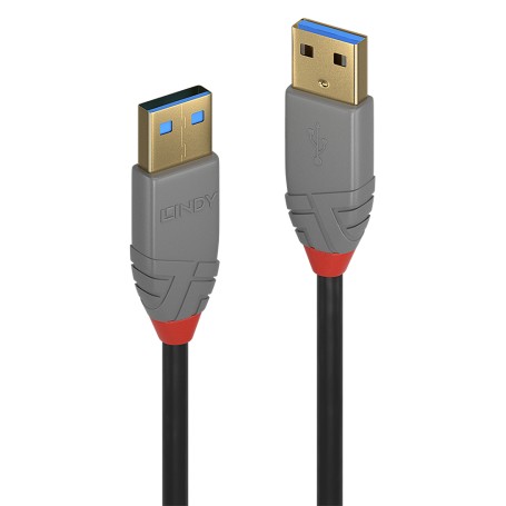 Lindy 36752 cavo USB 2 m USB 3.2 Gen 1 (3.1 Gen 1) USB A Nero (36752)