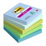 Post-It 654-5SS-OAS pouch autoadesiva Quadrato Blu, Verde 90 fogli Autoadesivo (654-5SS-OAS)