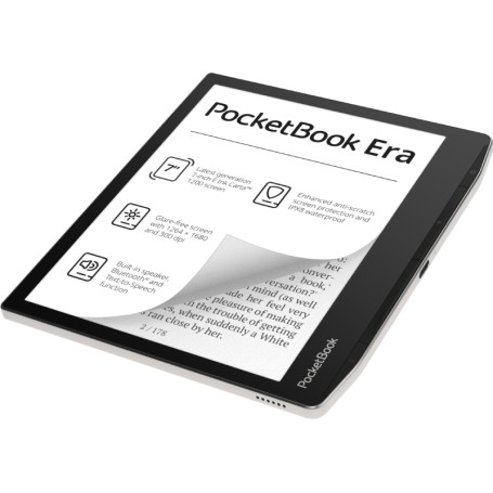 PocketBook 700 Era Silver lettore e-book Touch screen 16 GB Nero, Argento (PB700-U-16-WW)