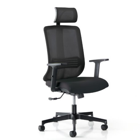 SEDIA VERTIGO NERO - IGNIFUGO CL1 (VRAPG/BR2D/IN/N)