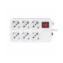 Vultech MU-03 prolunghe e multiple 1,5 m 6 presa(e) AC Bianco (MU-03)