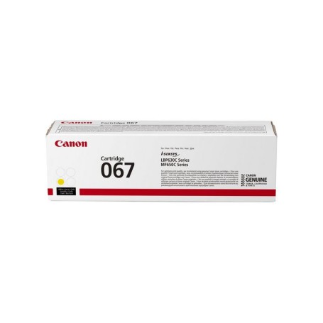 Canon 067 cartuccia toner 1 pz Originale Giallo (5099C002)