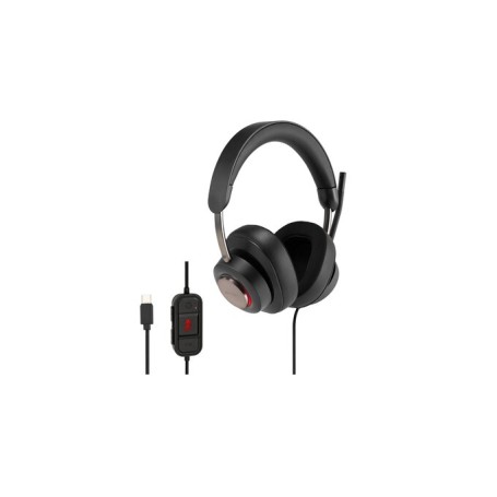 Kensington H2000 Auricolare Cablato A Padiglione Ufficio USB tipo-C Nero (K83451WW)