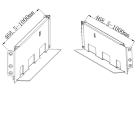 KIT 2 STAFFE DI SUPPORTO (EL-RAILKIT)