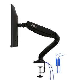 AOC AS110DX supporto da tavolo per Tv a schermo piatto 81,3 cm (32") Nero Scrivania (AS110DX)