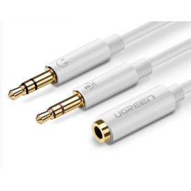 Ugreen 20897 cavo audio 0,2 m 2 x 3.5mm 3.5mm Bianco (20897)